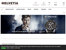 Tablet Screenshot of helvetia-hodinky.cz